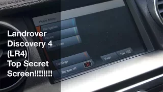 Landrover Discovery 4 (LR4) TOP SECRET Screen!!!!!!