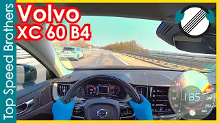 Volvo XC60 B4 Mild-Hybrid AWD (2021) AUTOBAHN POV TOP SPEED 🚀 #TopSpeedBrothers