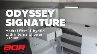 AOR - Odyssey Signature 11' Hybrid Camper with internal shower & toilet