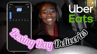 Delivering Uber Eats On Boxing Day | Olivia Henry