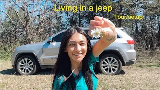 Living in a Jeep: Tour and Setup 🚙 (no build)