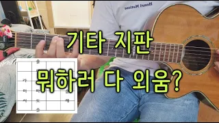 기타 지판 간추려 외우기 ( 오부리 1강 ) 중급자 코스