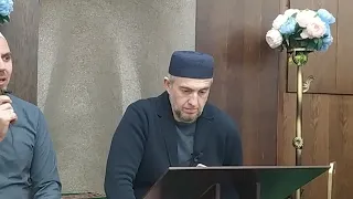 Лекция Абдуллаха-хаджи Хидирбекова в мечети с.Курах