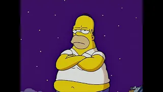 Simsons (Simpsons) Fat homer eating HUMANS and he eats like a pig oops he's a monster.