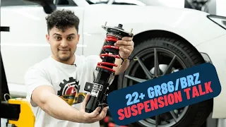 RSR Coilover Suspension on the @86Speed 2022 BRZ