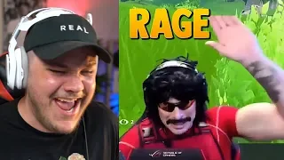 Hilarious Fortnite Rage - Reaction