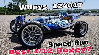 Wltoys 124017 Brushless RC Car Speed Run!!