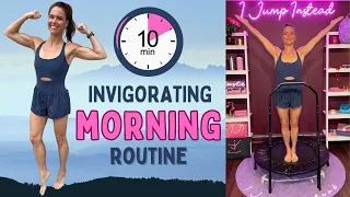 Energizing 10-Minute Morning Rebounder Routine for a Productive Day, I Jump Instead on a Cellerciser