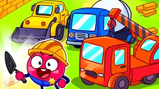 Construction Engineer | Five Cars| Construction Vehicles | Kids Cartoon | Sheriff Cherry #kidssongs