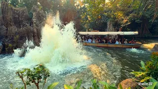 Jungle Cruise with EPIC Fire & Water Finale Ride - Better than Disneyland in CA?