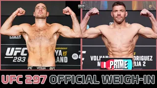 UFC 297: Strickland vs. Du Plessis Official Weigh-In | MMA Fighting