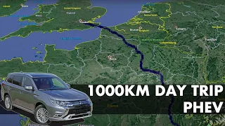 1000 km PHEV trip in a day with a Mitsubishi Outlander