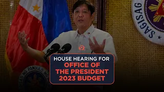 House hearing on the Office of the President's proposed 2023 budget