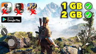 Top 10 Best Battle Games for LOW-END Android 2024 || 1GB,2GB,4GB RAM||Games Like BGMI,FF,COD Warzone