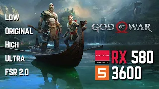 GOD OF WAR | All Settings | RX 580 8Gb RYZEN 5 3600 16Gb Ram
