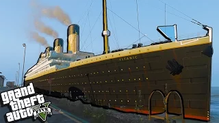 GTA 5 Titanic Mods - Escape RMS Titanic Sinking Simulator Mod!