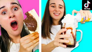 TESTEI TRUQUES DE COMIDA DO TIKTOK!!! FOOD HACKS VIRAIS