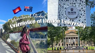 🇰🇭🇦🇺 Orientation at Deakin University as an International Student