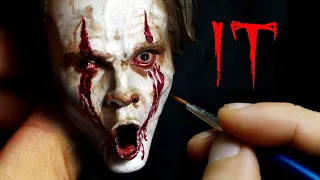 Sculpting Realistic transforming Pennywise Timelapse - IT Chapter 2 in Trailer Movie film(2019)