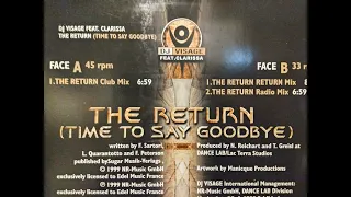 DJ  VISAGE  -  THE   RETURN  (Club  Mix)   time to say goodbye