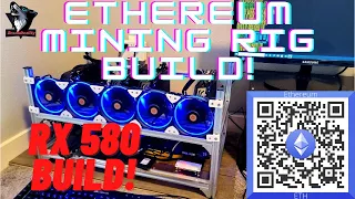 RX 580 Ethereum Mining Rig Build! (OVER 120 MH/S)