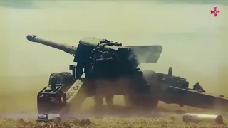 Работа украинской артиллерии по позициям российских оккупантов