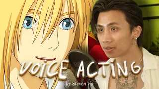 Behind-the-Scenes of my 'Howl's Moving Castle' voice acting performances