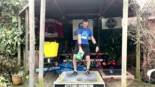 KB30 Half snatch 22 kg x 545 reps