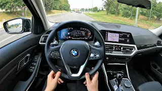 2022 BMW 318i [ 2.0l 156hp ] | POV Test Drive | Fuel consumption information