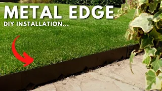 DIY Metal Lawn Edging Installation : CORE EDGE