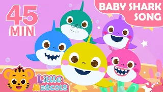 Baby Shark + Five Little Speckled Frogs + more Little Mascots Rhymes & Kids Songs