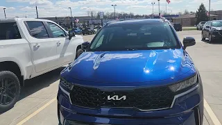 2022 Kia Sorento S Sapphire Blue FWD Walk-around