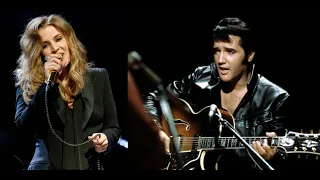 Very special Lisa Marie and her father Elvis Presley- A duet just beautiful !