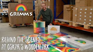 Grimm's Wooden Toys behind the scenes at Oskar's Wooden Ark