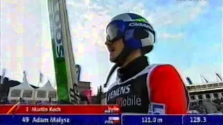 Adam Małysz vs Martin Koch - TCS Ga-Pa 01.01.2003