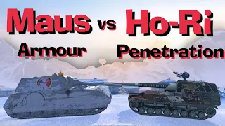 WOT Blitz Face Off || Maus vs Ho-Ri Type 3