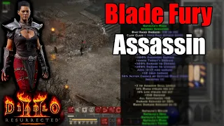 The Bladesin - Full Natalyas Blade Fury Assassin Build Overview - Diablo 2 Resurrected