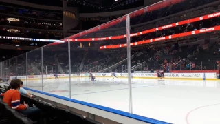 First oilers game at Rogers Place with Landon