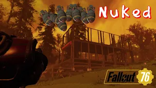 Dropping A Nuke On A Players Camp - Fallout 76