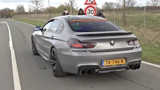 680HP BMW M6 F06 Gran Coupe with Akrapovic Exhaust - LOUD Accelerations, Revs, Drag Racing!