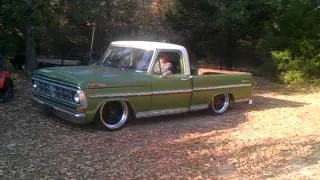 72 Ford f100 airbag demo