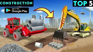 Top 5 JCB Games For Android | Best JCB Games For Android Offline Games