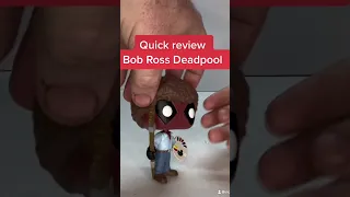 Quick review of the Bob Ross Deadpool Funko pop #bobross #deadpool #funkopop