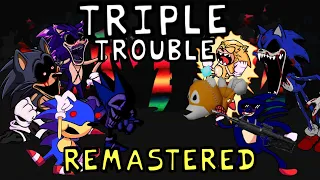 Ultimate Showdown - Triple Trouble but it's 1.5 Characters vs 2.0 Characters - Remastered Cover- FNF