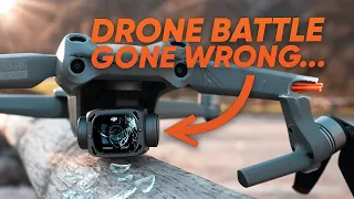 FPV DRONE vs. NORMAL DRONE Battle (gone wrong 💥)