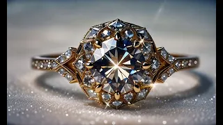 Free Stock Videos - AI animation - diamond sparkling, light reflections,sparkling ring