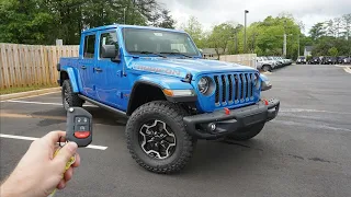 2020 Jeep Gladiator Rubicon: Start Up, Test Drive, Walkaround and Review
