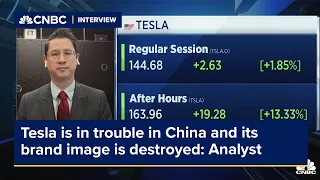 Tesla is in trouble in China and its brand image is destroyed: Analyst