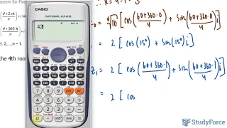 DeMoivre's Theorem: Find the roots of complex numbers (polar form)