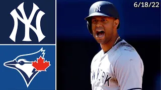 New York Yankees @ Toronto Blue Jays | Game Highlights | 6/18/22